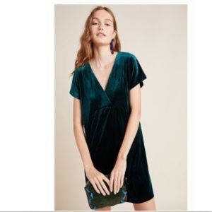 Anthropologie- Sunday in Brooklyn Nancy Velvet Tunic Dress
